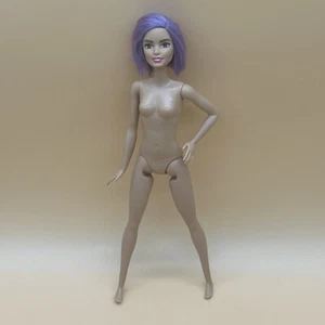 Barbie Fashionistas Doll #18 Va Va Violet EUC J33HF DGY59 Nude For OOAK - Picture 1 of 18