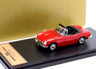 maravilhoso carro modelo fundido Honda S800 Coupe 1966 em escala 1/43 - vermelho - Imagem 1 de 4