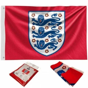 150*90cm England Flag 3Lions Banner EURO2021 World Cup Flag with Brass Grommets - Picture 1 of 7