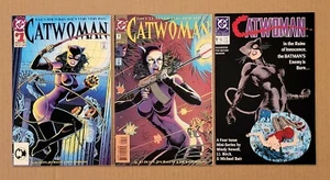 Catwoman #1,4 1993 más #1 1989 lote de 3 DC CASI NUEVO - promedio - Imagen 1 de 2