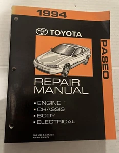 1994 Toyota Paseo Factory Repair Manual OEM Service Information - Picture 1 of 11