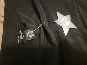 What's Hot in Hollywood Silk Black Midi Skirt 20W - Picture 1 of 7
