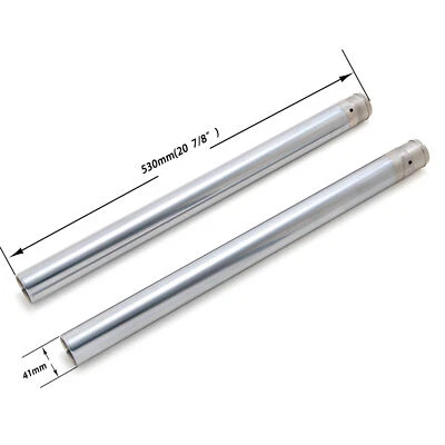 Tubos de horquilla cromados 41 mm para Harley Street Glide Road King Touring 84-13 45972-09 Foto 1 de 4