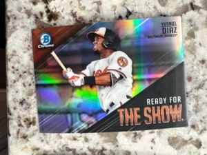 Tarjeta Bowman 2019 cromada lista para mostrar Orioles Yusniel Diaz #RFTS-13 - Imagen 1 de 1