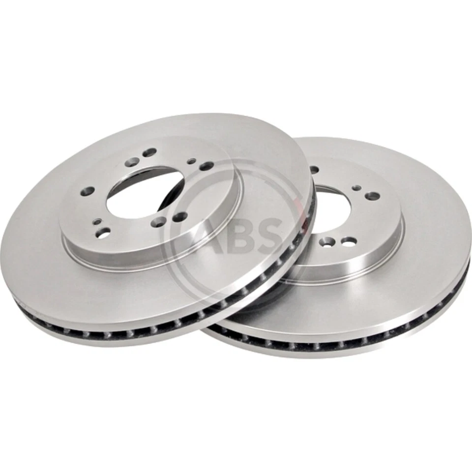 A.B.S. 2X Disque De Frein Arrière 282 Ventilé Pour Honda Legend II Coupé KA8 - Photo 1/1