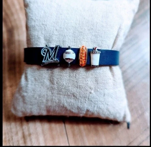 Milwaukee Brewers Baseball KEEP Collective Bracelet Cover
