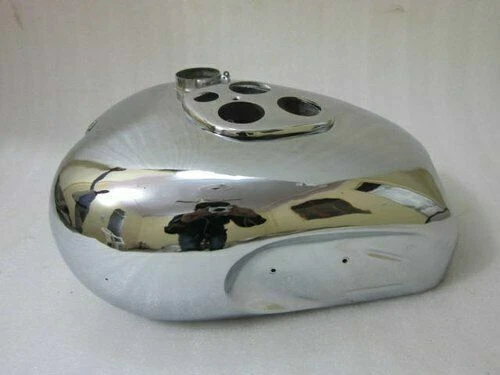 For Triumph T90 5T Speed Twin Chrome Plated  Petrol Fuel Gas Tank 1948+Cap - Imagem 1 de 3