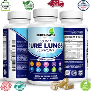 Lung Detox & Cleanse for Smokers - Quit Smoking Aid - 10 in 1 - all natural lung - Picture 1 of 24