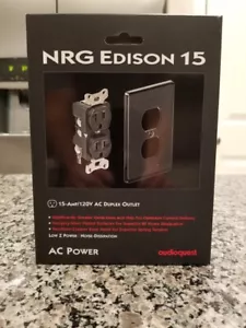 AudioQuest NRG Edison Duplex 15 AMP Wandsteckdose - Bild 1 von 1