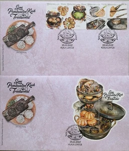 Malaysia FDC with MS & Stamps (15.02.2022) - Traditional Cake Making Art - Picture 1 of 4
