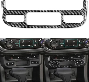 Real Carbon Fiber Dash Aux Switch Bank Panel Cover #A Fits 15-22 Colorado Canyon - Foto 1 di 7