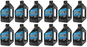 12 Bottles 1L Liter Maxima Super M Semi-Synthetic Ester 2-Stroke Oil Motorcycle - Picture 1 of 1