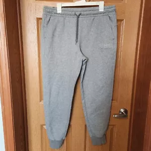 Pantaloni Puma Uomo XL Activewear Jogger Felpa Pile Palestra Allenamento Coulisse Grigio - Foto 1 di 12