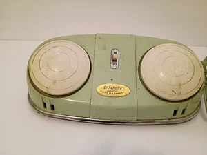 Masajeador de pies retro Dr. Scholls vintage verde menta eléctrico ¡PROBADO FUNCIONA! - Imagen 1 de 4