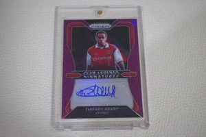 2020-21 Panini Prizm Premier League - Club Legends Signatures Thierry Henry /99 - Picture 1 of 2