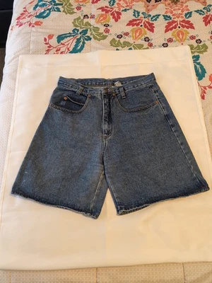 Pantalones cortos de mezclilla azules Y2K LEI de la década de 2000 talla M cintura de 30" Foto 1 de 4