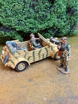 JUEGO RETIRADO KING & COUNTRY # WS102 NORMANDY KUBELWAGEN [3 figuras] con original Caja Foto 1 de 4