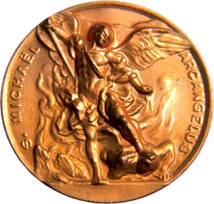Belgium1996 Archangel Michael's Battle with the Devil Token by FIBRU (04459) - Picture 1 of 2