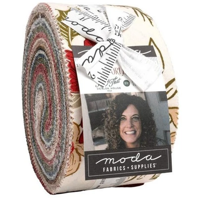 Old World Yuletide Jelly Roll by Fancy That Design House for Moda Fabrics - Image 1 of 4