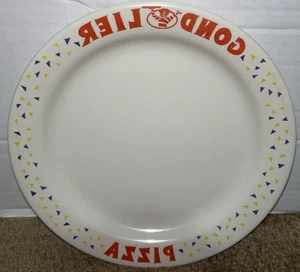 Weiß & Rot Gondoliere Vintage Pizzateller - Bild 1 von 2