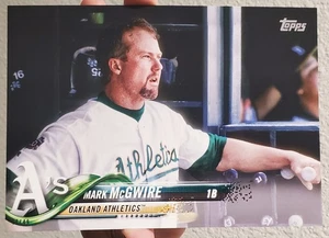 Tarjeta enorme Mark MCGWIRE 2018 Topps Update SP impresión corta variación 5X7 #/49 - Imagen 1 de 1