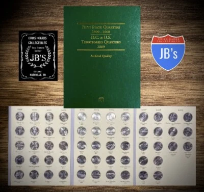 1999-2009 State Quarters & Territories Complete 56 Coin Unc  Set  *JB's Coins* - Image 1 of 4