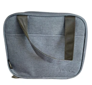 Navy Blue Insulated Lunch Bag Tote Lunch Bag Multiple Compartments - Picture 1 of 13