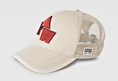 NEW G-STAR RAW EMBRO AW BASEBALL TRUCKER CAP - TALC MSRP $45 - Image 1 of 4