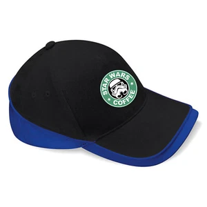 Star Wars coffee Darth Vader Schwarze Baseball Cap Baseballcap- K157-SW-Blau - Picture 1 of 2