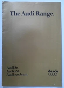 AUDI RANGE orig 1977 1978 UK Mkt Sales Brochure - 80 100 Avant - Picture 1 of 5