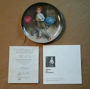 Edwin M. Knowles China Company "Johnny The Strong Man" by John Mc Clelland  - Picture 1 of 1