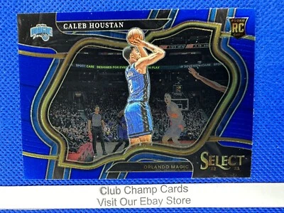 2022-23 #284 Caleb Houstan Panini Select Blue Courtside RC SP Magic - Image 1 of 2