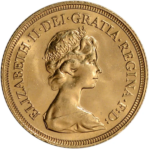 Great Britain Gold Sovereign (.2354 oz) - Elizabeth II Young BU - Random Date Cover