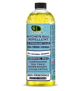 BUG REPELLENT WITH CEDARWOOD, TEA TREE, PEPPERMINT AND EUCALYPTUS ESSENTIAL OIL - Picture 1 of 27