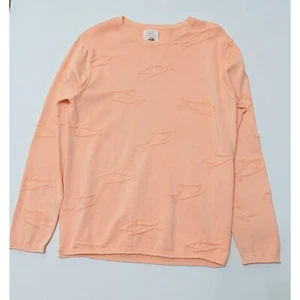 Zara Knitwear Faded Jacquard Sweater With Sharks Size 13-14 Years - Picture 1 of 12