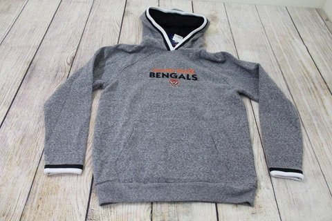 NWT Champion Idaho State ISU Bengals Grey Hoodie Spellout Sweatshirt Mens Medium Cover