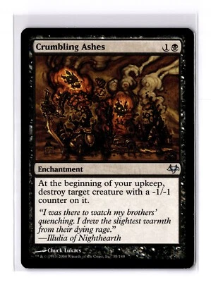 MTG - Crumbling Ashes 35/180 Eventide Regular - LP - Magic The Gathering - Image 1 of 2