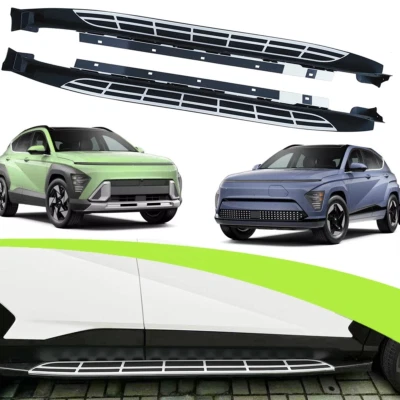2pcs Running Boards Side Step fit for Hyundai KONA (Electric) SX2 2024 2025 - Image 1 of 4