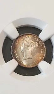 Great Britain 1866 2D Two Pence Maundy NGC MS66 KM# 729 - Picture 1 of 4