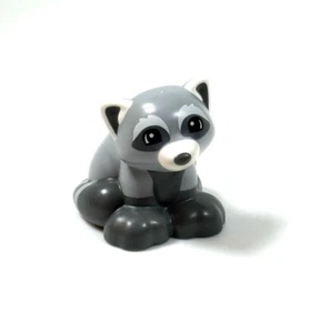 LEGO ® Duplo -- gray fox -- raccoon -- wild animals zoo farm - Picture 1 of 2