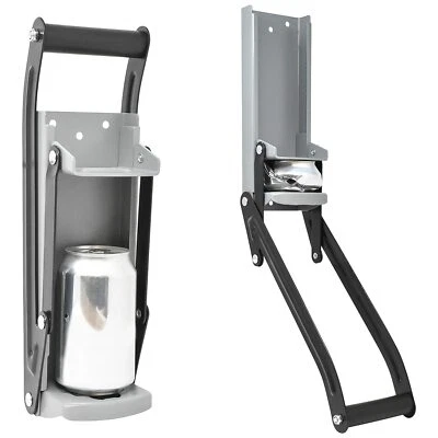 Joejis 500ml Wall Mounted Stainless Steel Tin Can Bottle Crusher with Pull Lever - Image 1 of 4