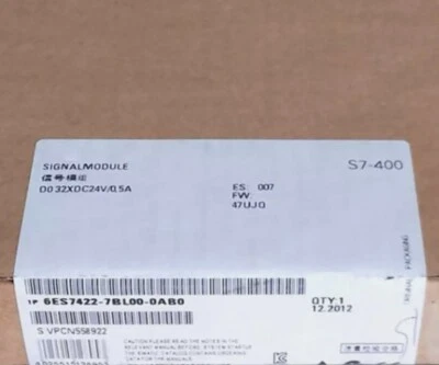 New Siemens 6ES7422-7BL00-0AB0 / 6ES7 422-7BL00-0AB0 Simatic Signal Module - Image 1 of 3