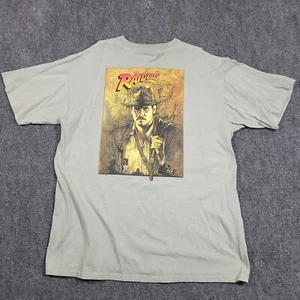 Indiana Jones Raiders of the Lost Ark Shirt XL Lucasfilm LTD 90s Single Stitch - Picture 1 of 12