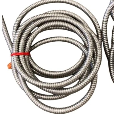 Nuevo 0,75” 3/4 pulgadas 30 pies pared reducida flexible aluminio metal conducto flexible ABR-15 Foto 1 de 2