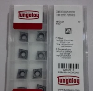 Tungaloy CCMT09T302-PS NS9530 CCMT32.50.5-PS Insertos de carburo Hoja giratoria 10 piezas - Imagen 1 de 1