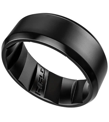 Anel de casamento tático de silicone, anel de silicone preto, anel de borracha masculino, anel masculino - Imagem 1 de 4