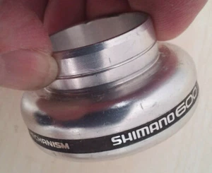 vintage 30.2mm SHIMANO 600 aluminum 1" type Head set BOTTOM CUP nos - Picture 1 of 11