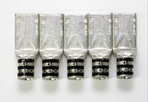 5 neue T&B 54160BT Rohling Zungenstecker Kupfer Kompression Terminal Lug schwarz Peep - Bild 1 von 4