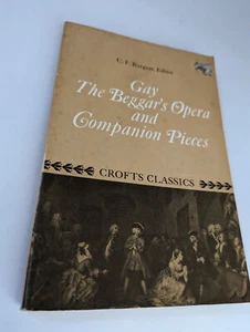DIE OPER UND BEGLEITERSTÜCKE DES BETTELS (CROFTS CLASSICS) von John Gay 1966 - Bild 1 von 3