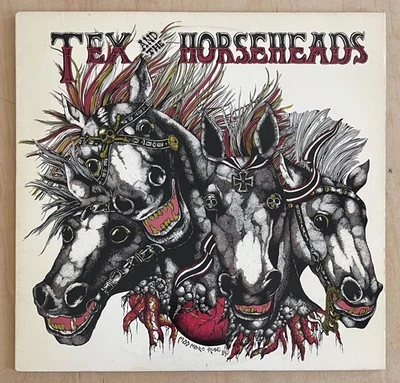 TEX AND THE HORSEHEADS 1984 Self-Titled Vinyl LP Enigma 1st Press Cowpunk L.A. - Image 1 of 4